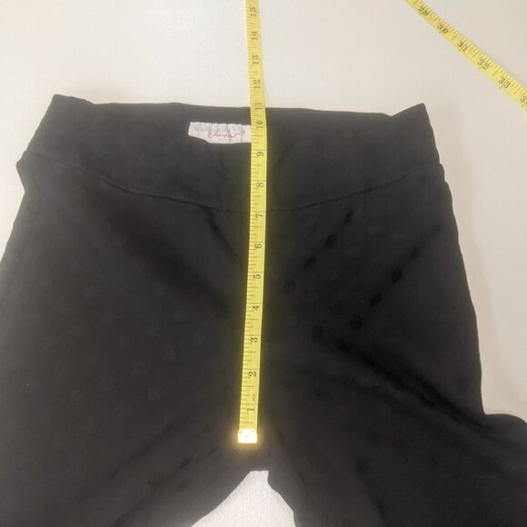 Margaret M Slimming Pant Size Small in Black Polka Dot - Picture 8 of 12